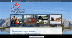 Desktop Screenshot of ferienhaus-pernegger.at